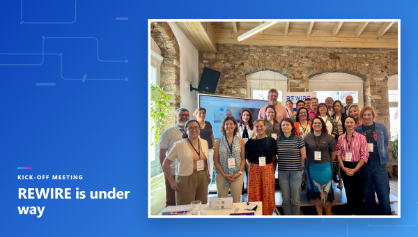 REWIRE partners and pilot organisations at the Athens kick-off meeting.